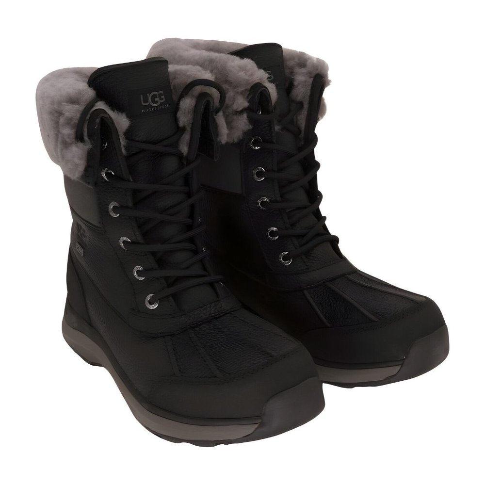 UGG Womens Adirondack Boot III Boot, Black, Size 10